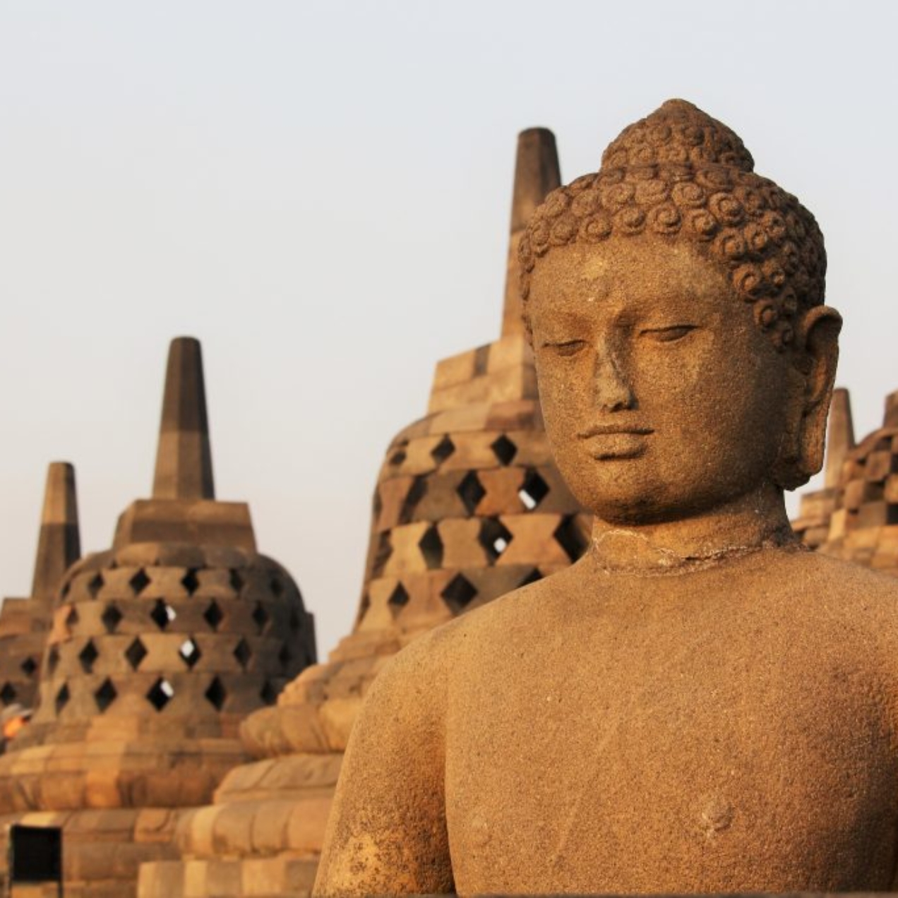 Le temple de Borobudur et ses environs à vélo