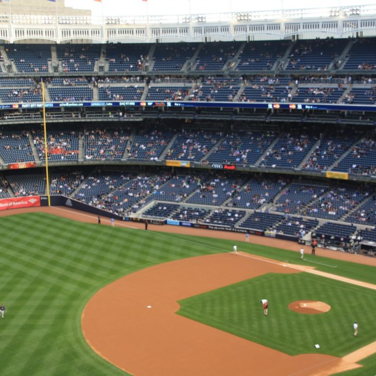 Match de baseball au Yankee Stadium