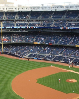 Match de baseball au Yankee Stadium